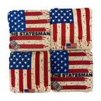 The Statesmen Pro Cornhole Bags (6/9).  Flat fill, smaller profile. blastcornhole