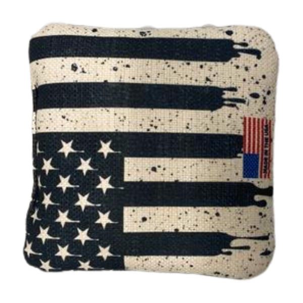 The Statesmen Pro Cornhole Bags (6/9).  Flat fill, smaller profile. blastcornhole