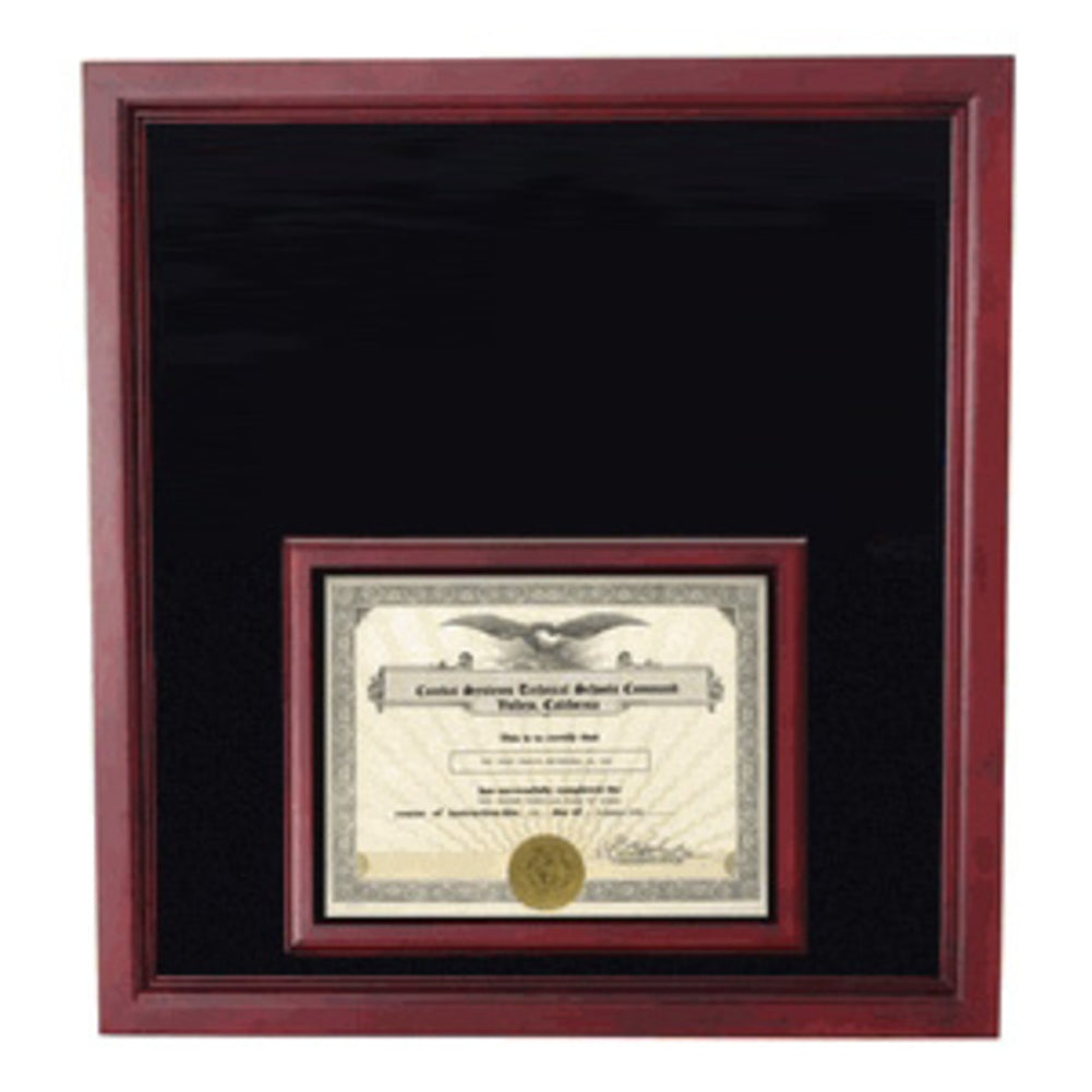 Extra Large Award Display Case in bottom. The Military Gift Store