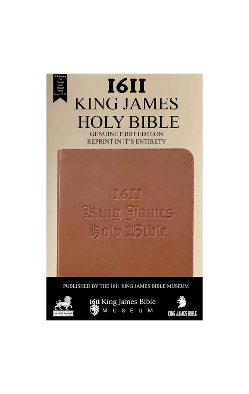 1611 King James Bible - Tan KingdomWear