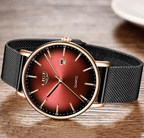 Men's Elegant  Watch With Stainless Steel Straps And Special Date Display Excellent Look Unique Design Perfect Gift Stevvex
