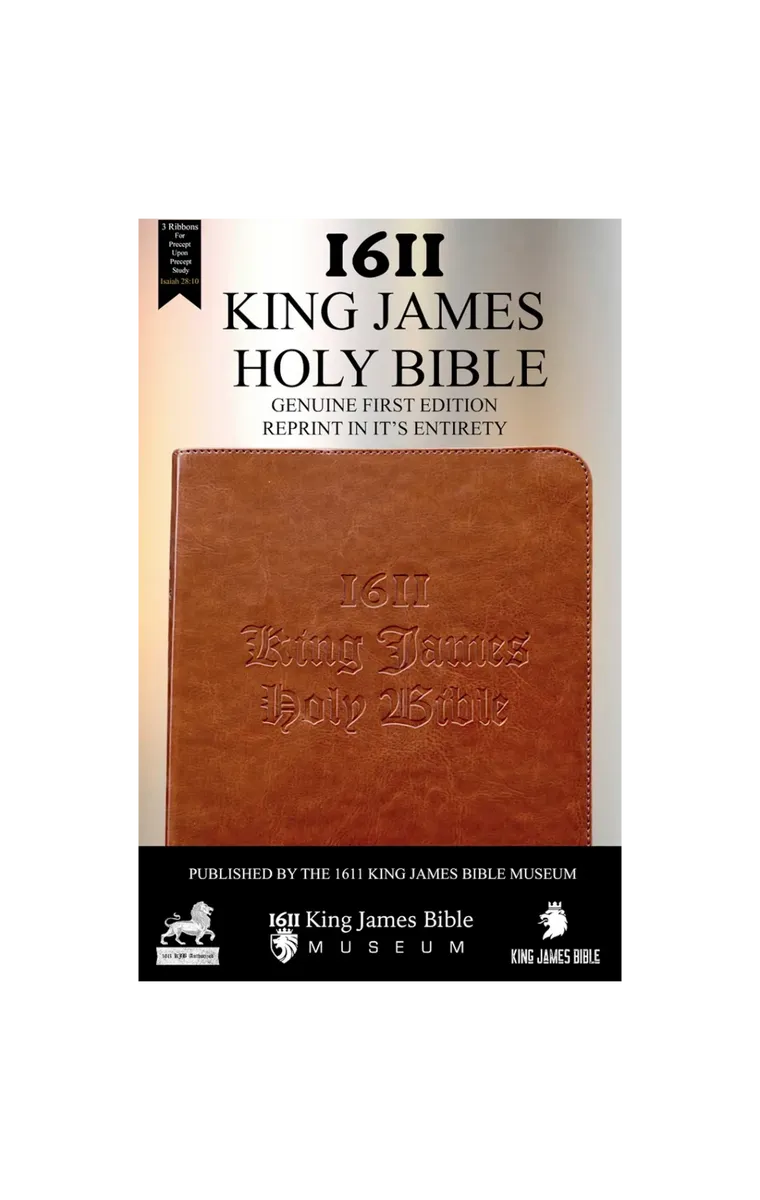 1611 King James Bible - Brown KingdomWear