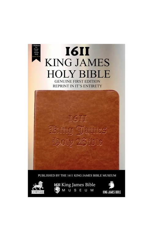1611 King James Bible - Brown KingdomWear