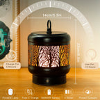 TRIROCKS Cordless Table Lamp Rechargeable Battery Operated Ambient Lighting with Cozy Lights, 3-Step Touch Dimmable LED Amber Light for Bar,Coffee Table, Patio,Camping Lootquake LLC