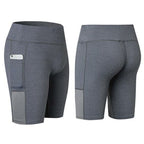 Yoga Shorts Stretchable With Phone Pocket - SJB-DIAMOND ELITES