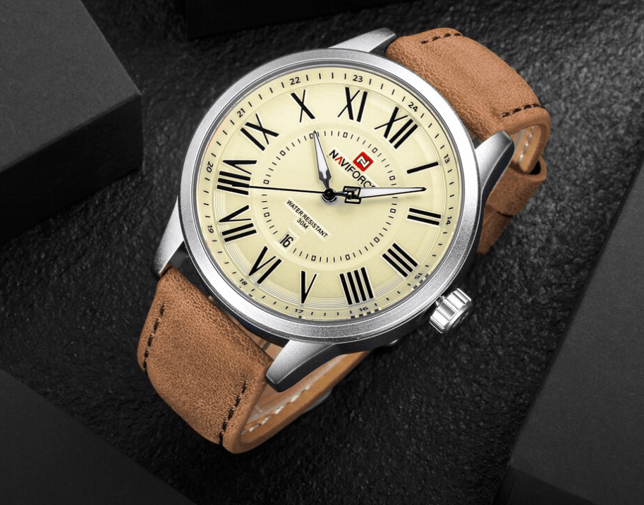 Universal Waterproof Watch With Details Of Great Design  Numbers And Date Display Perfect Gift - SJB-DIAMOND ELITES