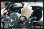 Waterproof  Quartz  Man Leather Sport Wrist Watch  Luxury Unique Design Perfect Gift - SJB-DIAMOND ELITES