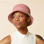 Canvas Bucket Hat - Washed Cotton Moldable Brim - UPF Sun Protection