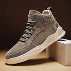 Business Men's High Quality Casual Shoes Fashion Trend Men's Sports Leather Shoes Comfortable Lace-Up Non-Slip Walking Shoes Leather Luxury Non-Slip Hiking Boots Outdoor Lightweight Shoes Stevvex