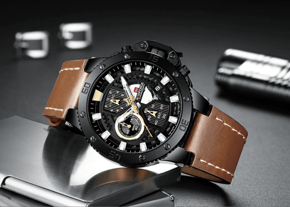 Men's Casual Waterproof Watch With Chronometers And Fluorescent Hands Excellent Design Perfect Gift - SJB-DIAMOND ELITES