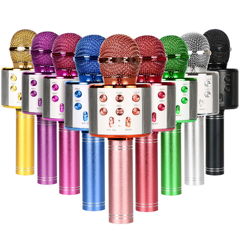 Wireless Bluetooth Colorful Light Microphone Pi-Mart