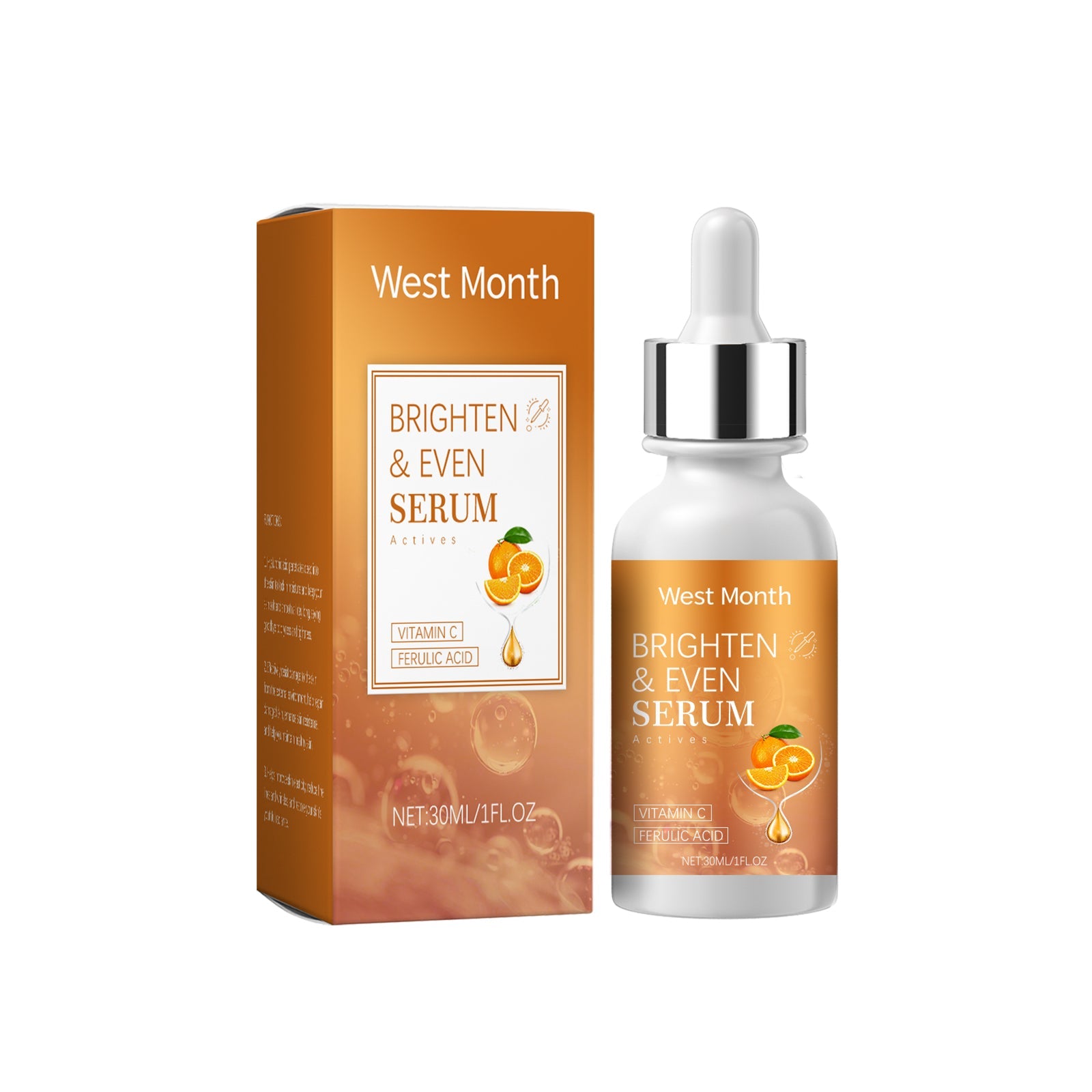 West&Month Vitamin C Brightening Serum Nourishes And Moisturizes Dull And Clear Facial Skin Lootquake LLC