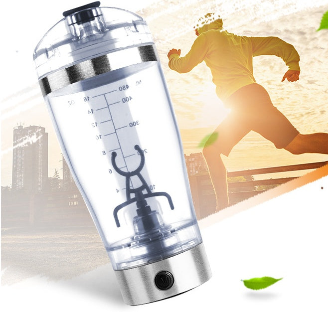 Electric Protein Shake Stirrer USB Shake Bottle Milk Coffee Blender Kettle Sports And Fitness Charging Electric Shaker Cup Pi-Mart