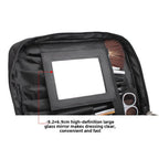 Folding mirror cosmetic bag, large capacity multi-functional toilet bag, travel waterproof storage bag, - SJB-DIAMOND ELITES