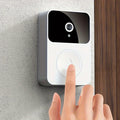 1pc SMCM Wireless Video Doorbell with HD Camera, Wide Angle, Intelligent Voice Intercom, WiFi Enabled, Battery/USB Dual Power, ≤36V, 600mAh Rechargeable Lithium Polymer Battery, App Control, HD Night Vision, 2.4G WiFi Only Lootquake LLC