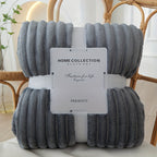 Ultra-Soft Striped Fleece Throw Blanket - Cozy & Warm, Perfect for Couch, Bed, Office, and Travel - Versatile All-Season Comfort, Ideal Gift for Women Lootquake LLC