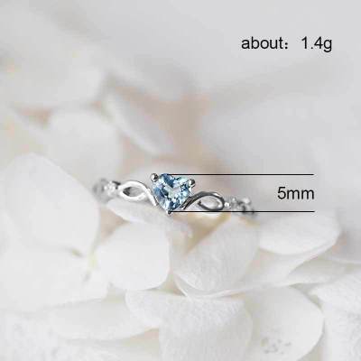 Huitan Simple Heart Ring - SJB-DIAMOND ELITES