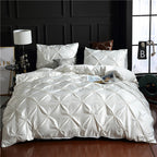 Three-piece Solid Color Bed Sheet Duvet Cover Pi-Mart