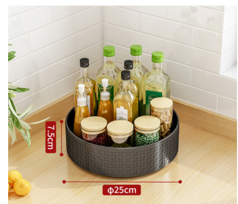 Multi Layer Rotating Spice Storage Rack For Kitchen Countertops Pi-Mart