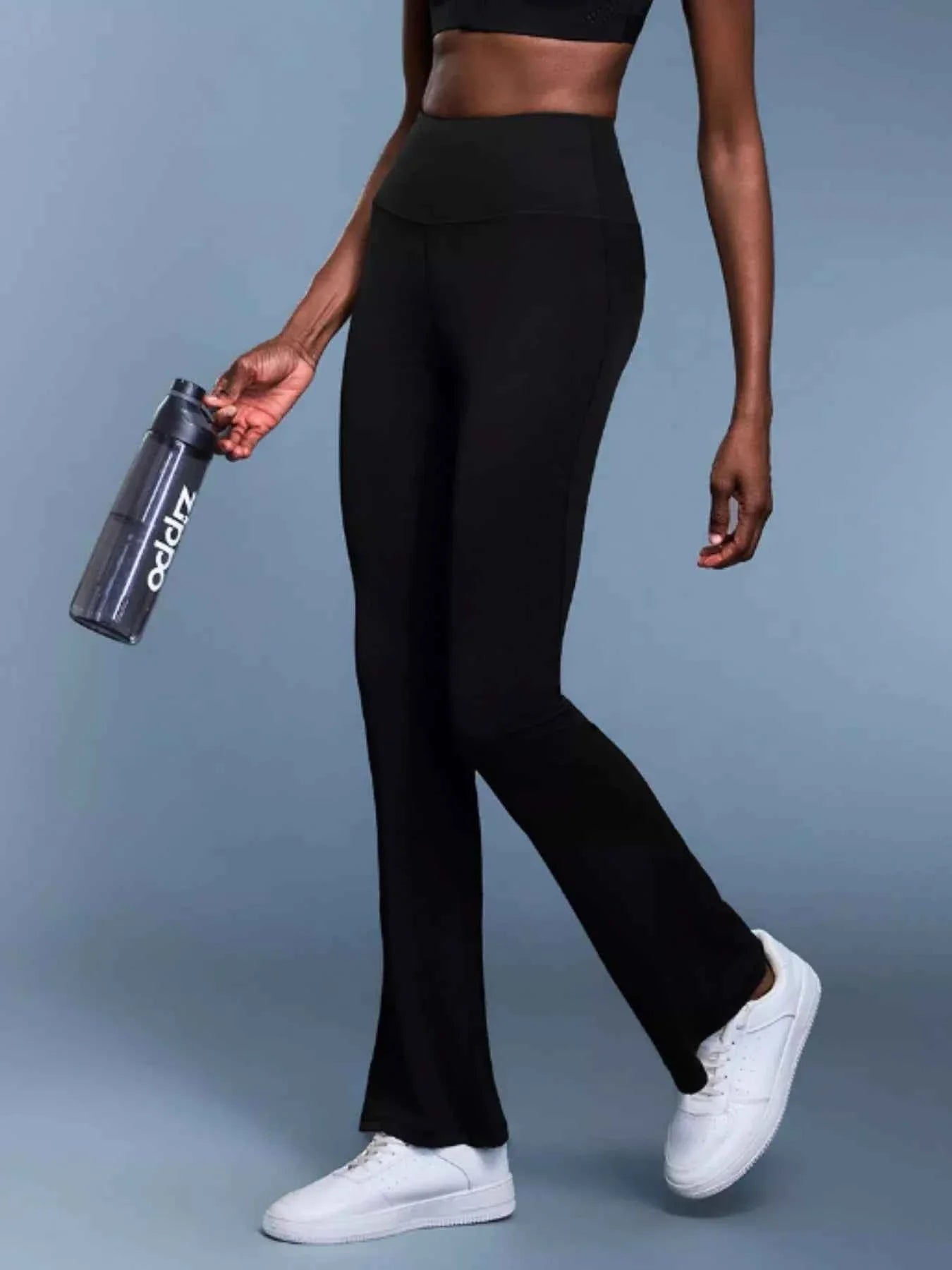 High-Waisted Flare Active Pants THRIXINE