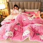 Quilt Winter Quilt Lamb Velvet Core Thickened Warm Dormitory Single Pi-Mart