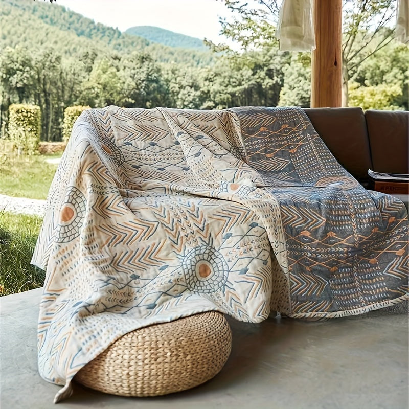 Versatile All-Season Sofa Towel Blanket - Reversible, Machine Washable, Perfect for Camping & Gifts Lootquake LLC
