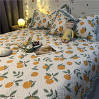 Vintage Cotton Bed Cover Three Piece Set Pi-Mart