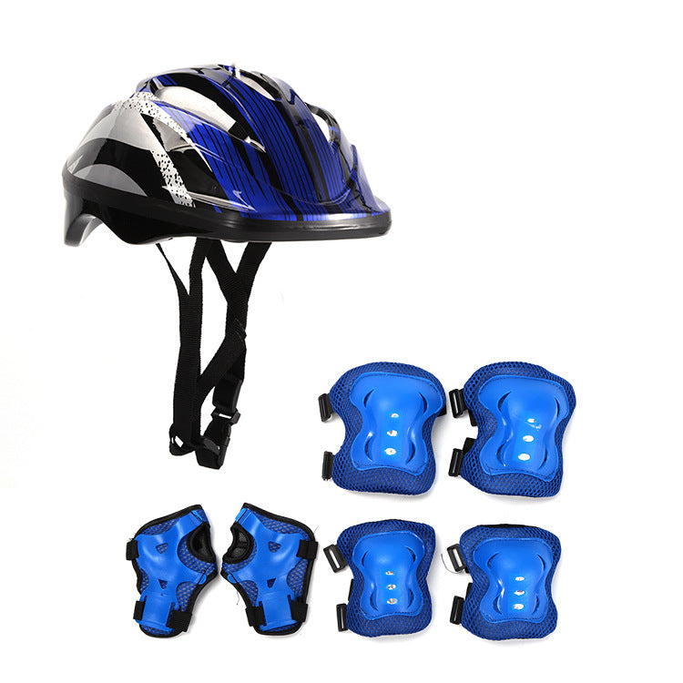 Roller Skating Protective Gear Set Helmet Skateboard Sports Knee Pads Skater Helmet Lootquake LLC