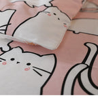 Cotton Quilt Cover Sheet Fitted Single Three Piece Set Pi-Mart