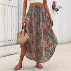 Personality Printed A- Line Skirt Casual Lootquake LLC