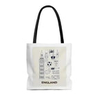 England Symbol Tote Bag - Medium Polyester Shopper 16