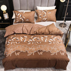 Three-piece Bedding Set, Plain Quilt Cover, Pillowcase, Four-piece Set Without Bed Linen Pi-Mart