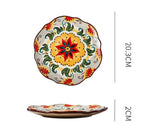 Underglaze Ceramic Tableware Bohemian Household Dishes Pi-Mart