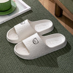 Cute Bear Slippers Indoor Non-slip Thick Soles Floor Bedroom Bathroom Slippers For Women Men Fashion House Shoes Summer Pi-Mart