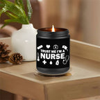 1pc Lavender Scented Candle 5.3oz - "Trust Me, I'm a Nurse" Design with Medical Symbols | Heartfelt Gift for Nurses, Nurse Appreciation, Graduation, Birthdays, Christmas | Soy Wax, Glass Container Lootquake LLC