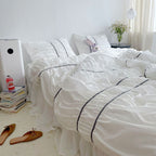 Handmade Bubble Pleated Cotton Four-piece Cotton Set Pi-Mart