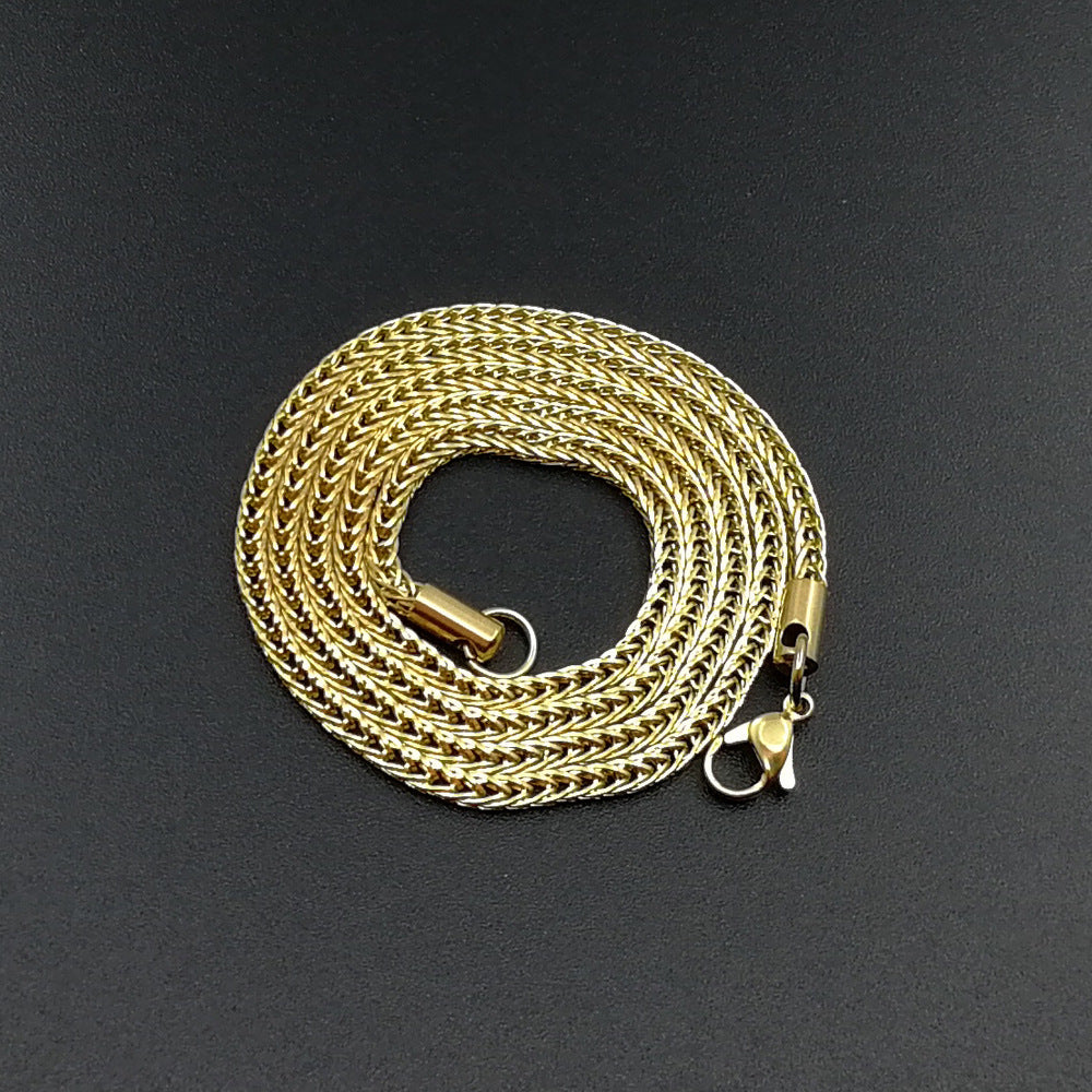 Vacuum Electroplating Stainless Steel Chain For Men And Women Pi-Mart
