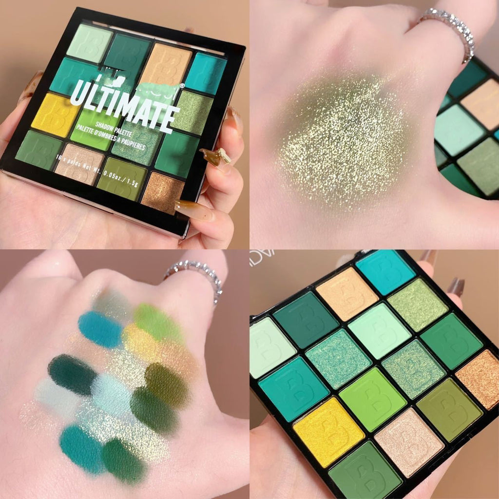 Matte Pearlescent Stage Makeup Eye Shadow Plate Pi-Mart