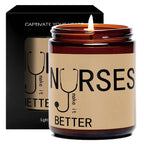 Lavender Scented Candle 5.3oz - Perfect Nursing Appreciation Gift for Men & Women, Ideal for Nurse Practitioners, Paramedics, Students - Unique Present for Birthdays, Thanksgiving, Graduation Lootquake LLC