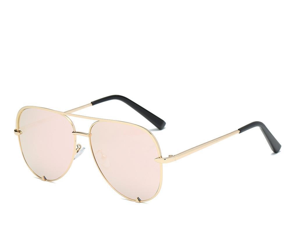 Luxury Lady Vintage Round Metal  Sunglasses For  Driving Black Retro Mirror Sunglasses Woman  Shade Sunglasses With  UV400 Protection - SJB-DIAMOND ELITES