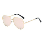Luxury Lady Vintage Round Metal  Sunglasses For  Driving Black Retro Mirror Sunglasses Woman  Shade Sunglasses With  UV400 Protection - SJB-DIAMOND ELITES