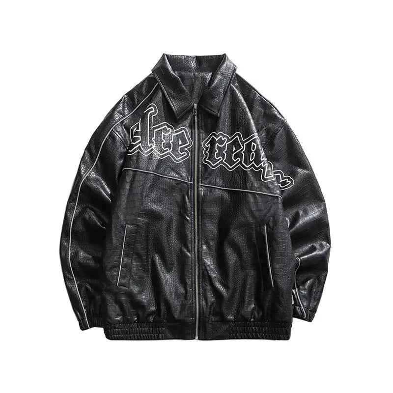 High Street Locomotive PU Snake Skin Pattern Overalls