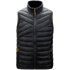 Men's Casual Fashion Solid Color Vest Jacket