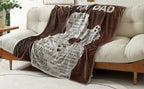 NEWLIGHTURE 1pc Gifts Blanket For Dad From Daughter, Ideal Gifts For Dad, Flannel Throw Blanket, Air Conditioning Blanket Nap Blanket For All Seasons Lootquake LLC