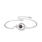 Women's S925 Round Diamond Embedded Star Bracelet