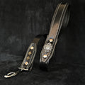 The ''Aztec'' Black leash - SJB-DIAMOND ELITES