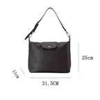 Hobo Underarm bag, boho grey women's bag, Crossbody shoulder bag, large capacity versatile women's hobo bag