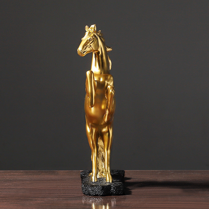 Golden Horse Wine Rack Fashion Pi-Mart