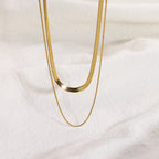 Herringbone Snake Necklace - SJB-DIAMOND ELITES
