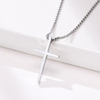 Vnox Mens Cross Necklaces Pi-Mart